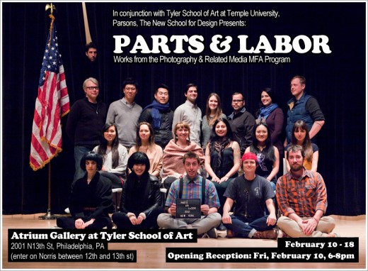 PARTS AND LABOR: Works from the MFA Photography and Related Media Program