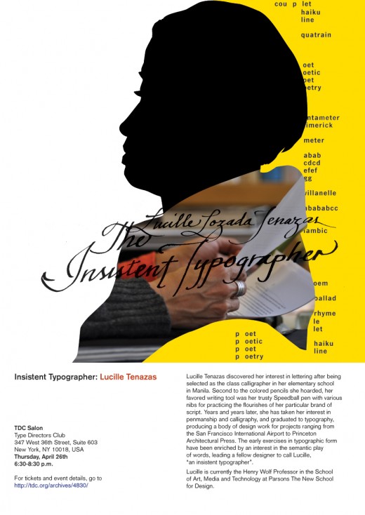 Lecture: Insistent Typographer: Lucille Tenazas
