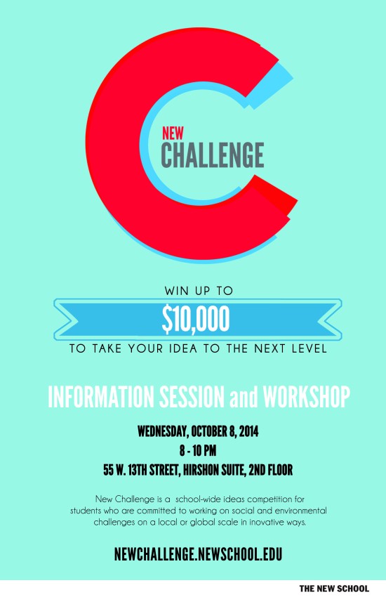 New Challenge Information Session Poster - Oct. 8, 2014