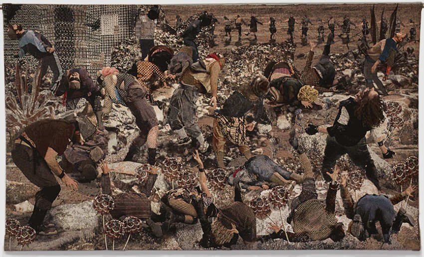"Some People (tapestry)," 2014, Aziz + Cucher