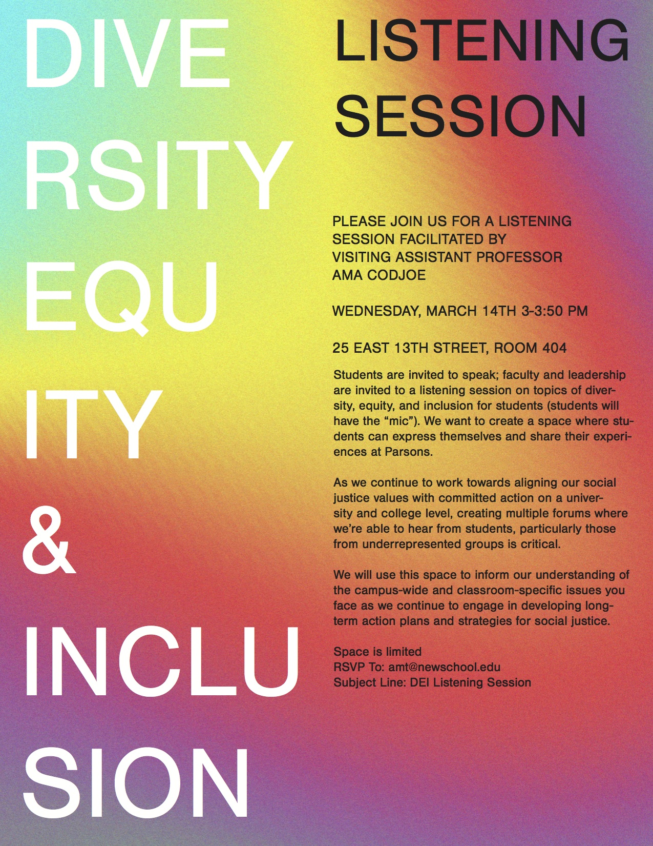 diversity-equity-inclusion-listening-session-3-14-art-media