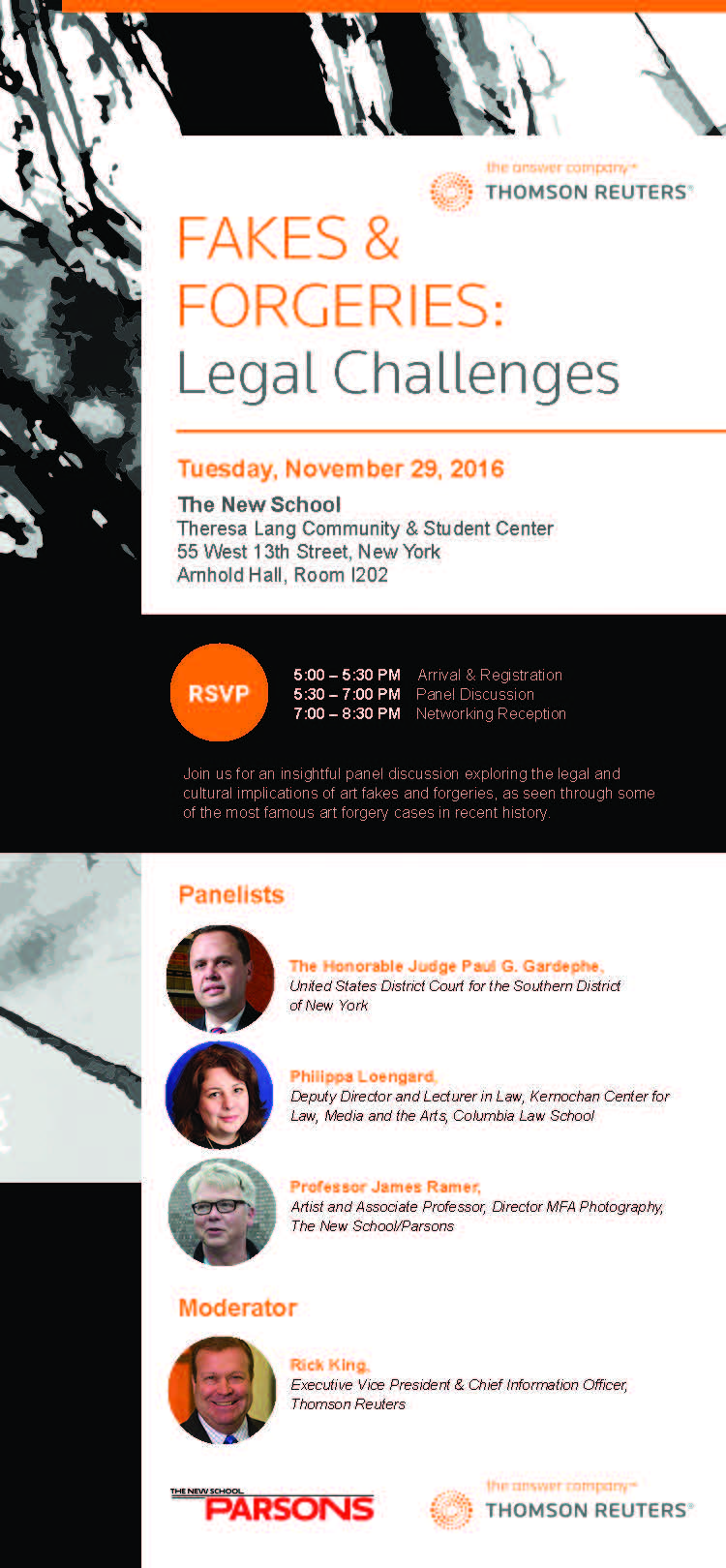 Fakes & Forgeries: Legal Challenges Panel Discussion, 11/29
