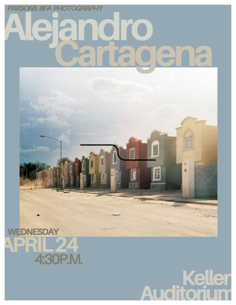 Alejandro Cartagena | Visiting Artist Talk | Apr. 24 4:30pm | Kellen Auditorium