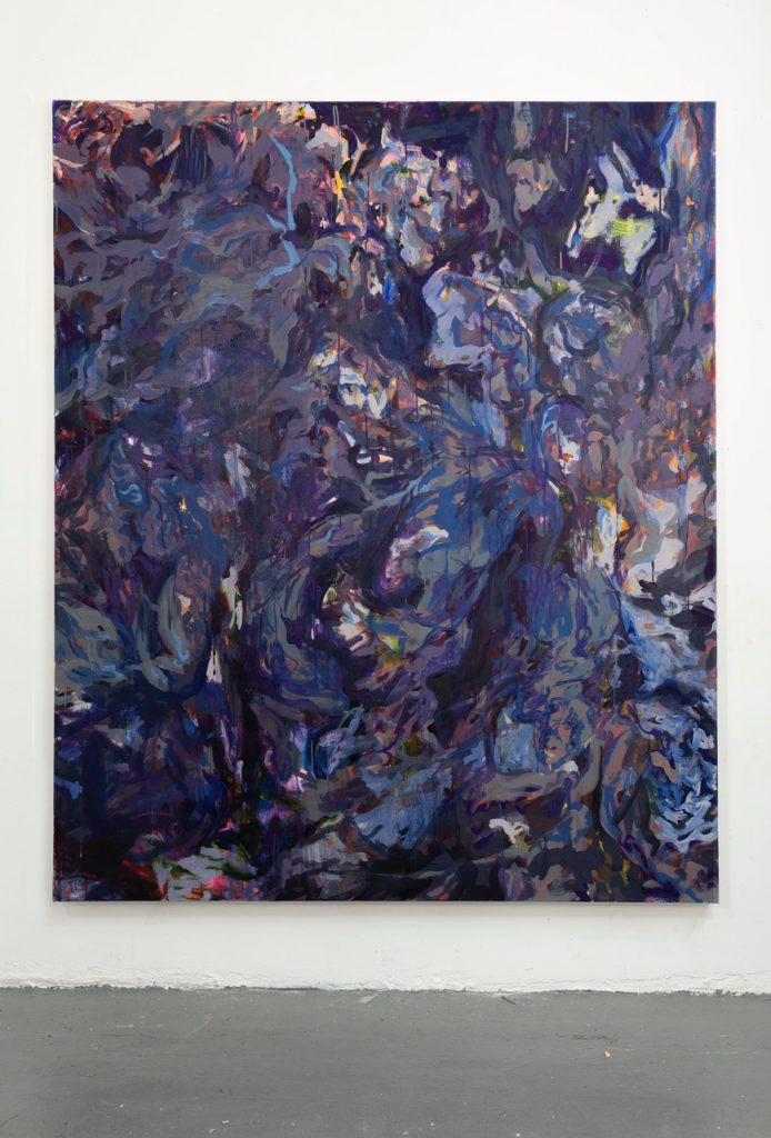 Julia_Jo_Untitled Purple_oil and flashe on canvas_72x60