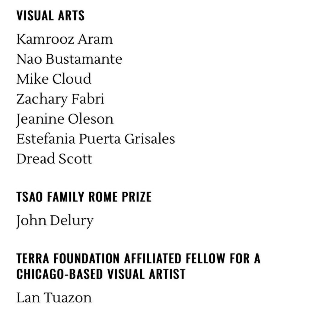 Congratulations Fine Arts Faculty Kamrooz Adam and Zachary Fabri who received the 23/24 Rome Prize fellowship!