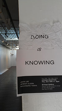 doing is knowing