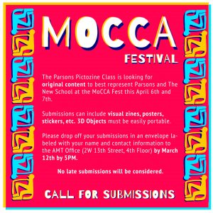 Submit Your Work by 3/12 for a Chance to be Featured at MoCCA Fest!