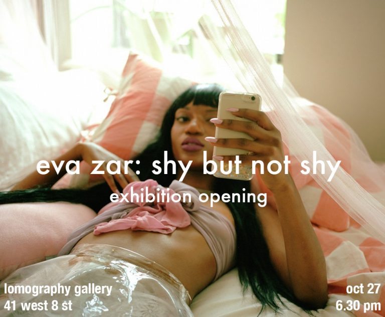 Eva Zar (MFA Photo ’18) Exhibits in “Shy But Not Shy” at Lomography Gallery