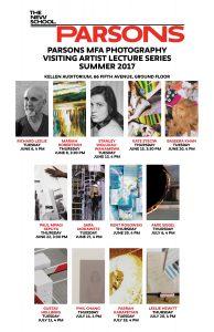 MFA Photography Summer Visiting Artist Lectures