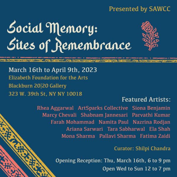 Ariana Sarwari in exhibition “Social Memory: Sites of Remembrance”