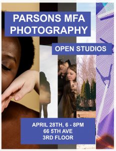 Parsons MFA Photography Open Studios 4/28/17