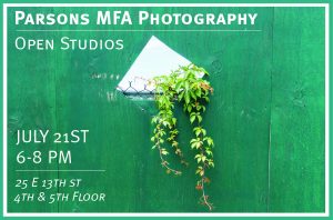Parsons MFA Photography Open Studios