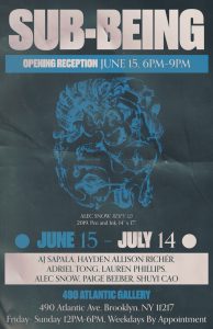 Fine Arts Alum and Staff in “SUB-BEING” Opening June 15th
