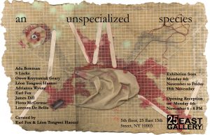 Opening Reception for Group BFA Exhibition “an unspecialized species”