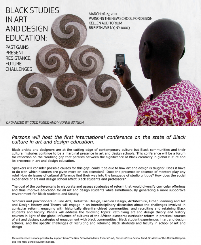 Conference: Black Studies in Art and Design Education