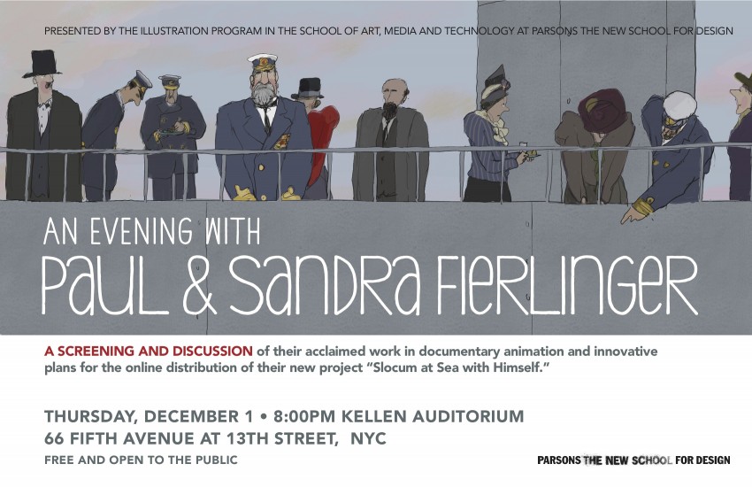 An evening with Paul and Sandra Fierlinger