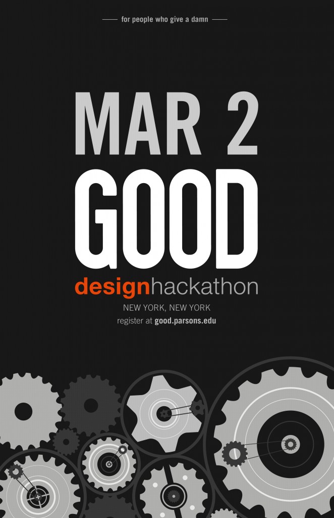GOOD Design Hackathon, March 2-4
