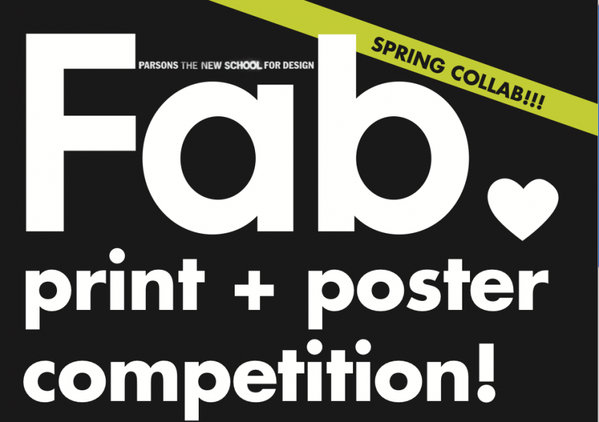 Parsons and Fab, Together Again! Print + Poster Competition
