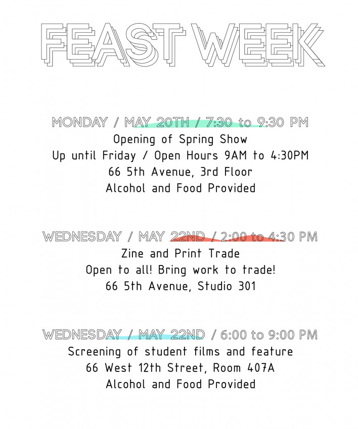 Feast Week Events Starting TODAY!