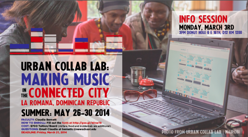 Urban Collab: Making Music in the Connected City – March 21st Deadline to Apply