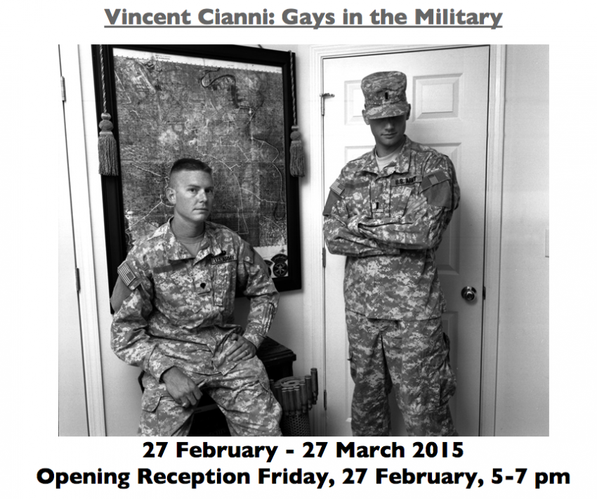 Photo Faculty Vincent Cianni Exhibition at exhibit in the May Gallery, Webster University, St. Louis, MO