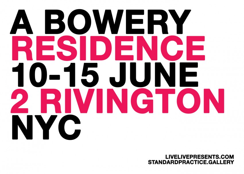 A Bowery Residence curated by MFA Alumni