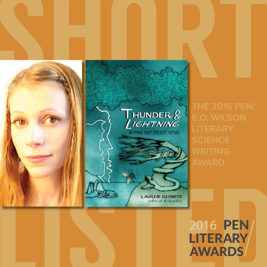 Illustration Faculty Lauren Redniss on Shortlist for PEN Literary Award