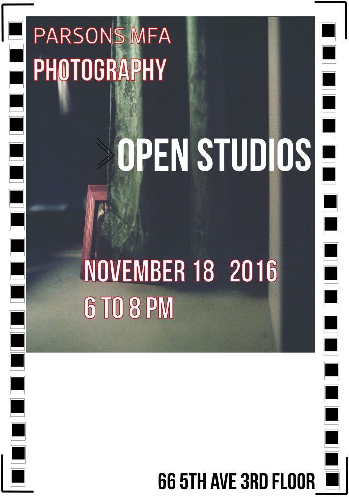 Parsons MFA Photography Open Studios: 11/18